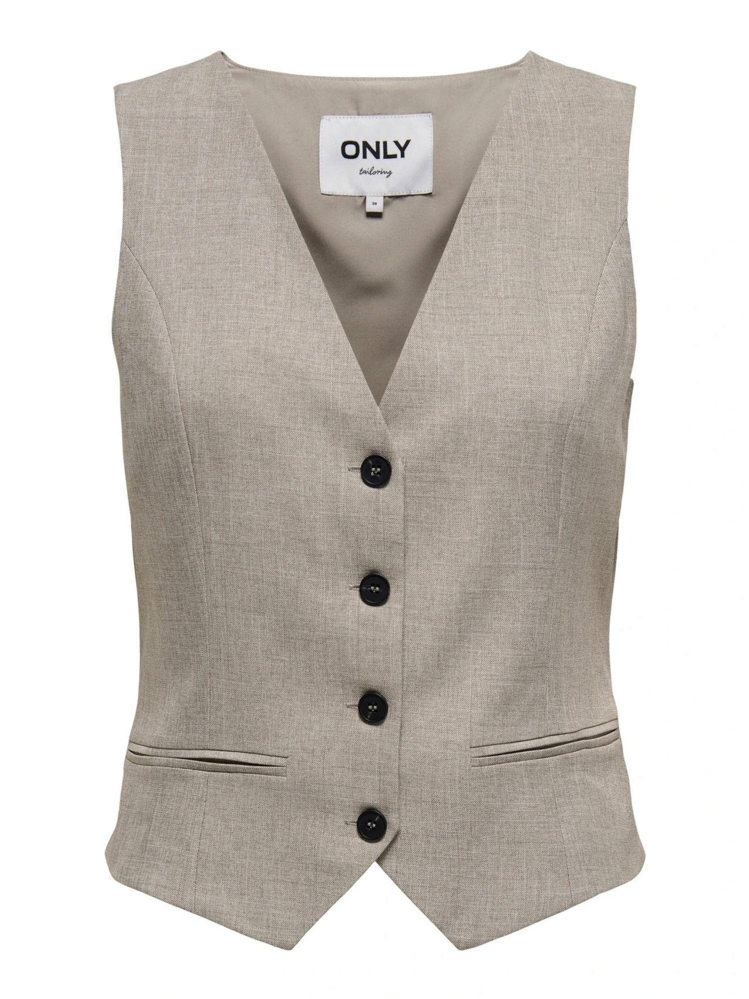Only Gilet Donna Fungi Onllinda 15336753 Fungi MELANGE ONLY 