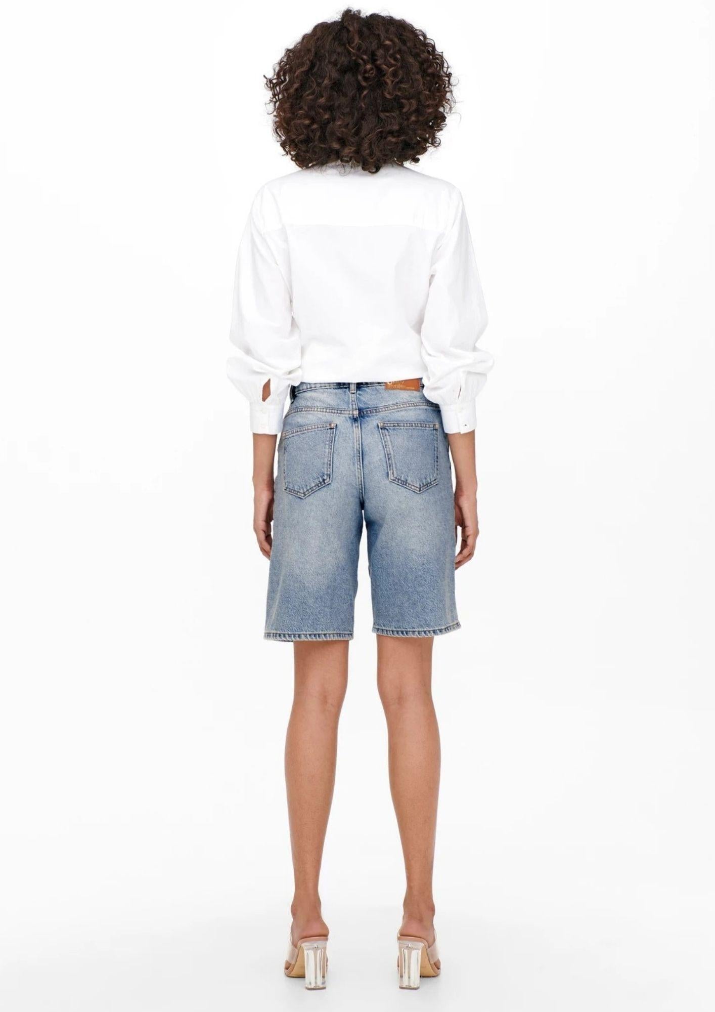 Only Bermuda Donna Sonny Light Blu Denim 15256709 Light Blue Denim ONLY 