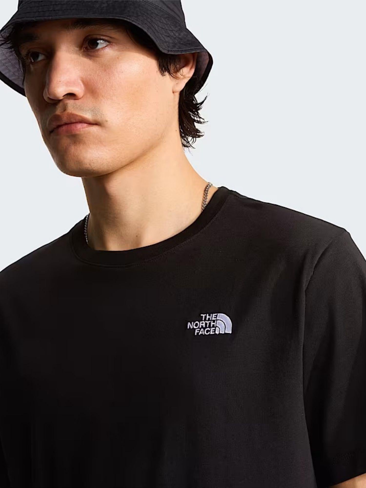 The North Face T-Shirt Uomo Nera Evolution Simple Dome Regular NF0A8CZ2 JK3 THE NORTH FACE 