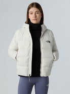 The North Face Giacca in Piumino con Cappuccio Donna Hyalite White Dune NF0A8E75 QLI THE NORTH FACE 
