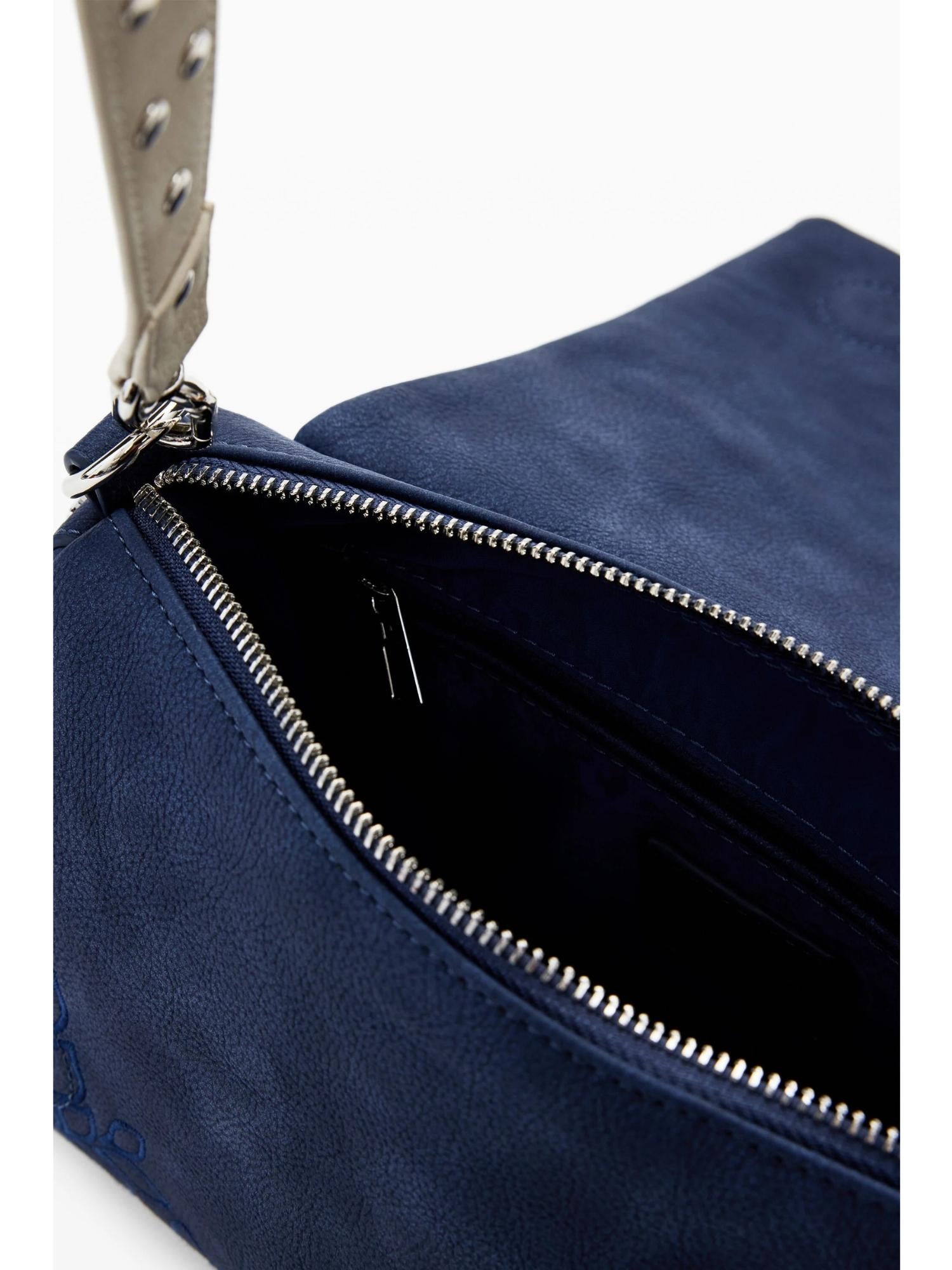 Desigual Borsa a tracolla piccola con rilievo mandala Donna Blu 25WAXPBF 5031 DESIGUAL 