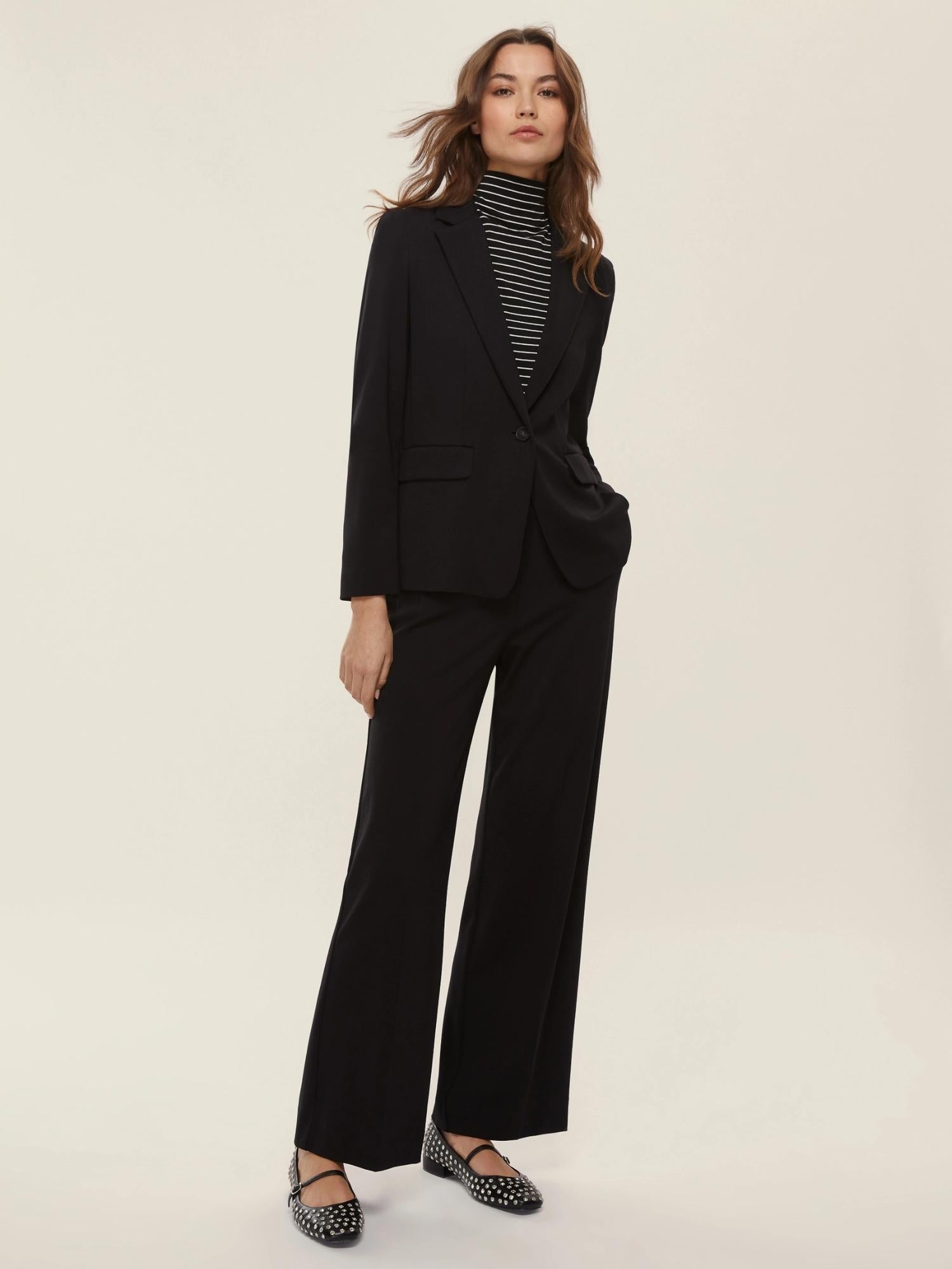 Emme Marella Pantalone in jersey punto Milano Donna Palace Nero 2525786041200 007 EMME MARELLA 