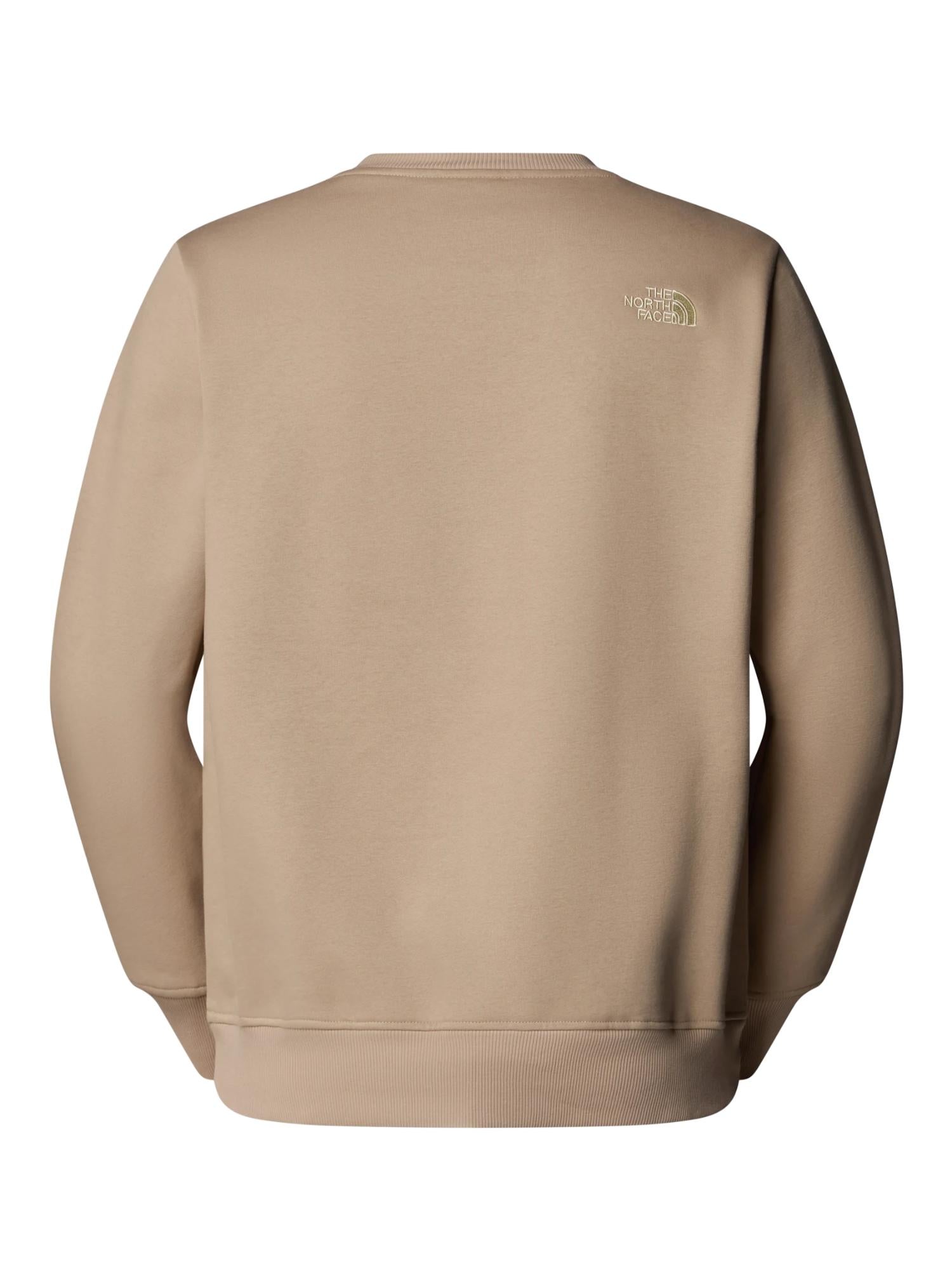 The North Face Felpa Drew Peak Uomo Beige Sabbia NF0A89EK EHX THE NORTH FACE 
