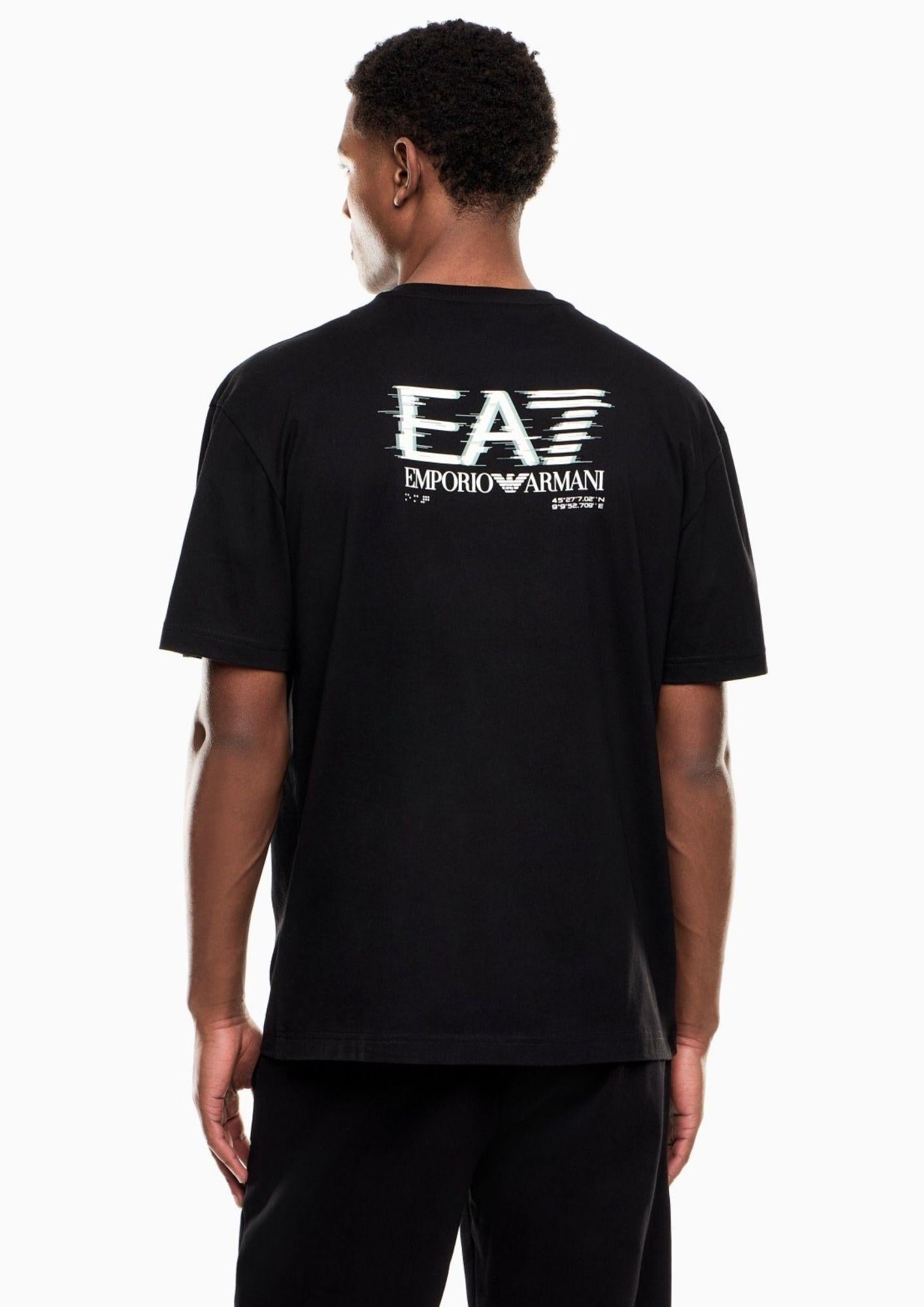 EA7 Emporio Armani T-Shirt Uomo Nera 7M001327 AF17789 UC001 EA7 EMPORIO ARMANI 