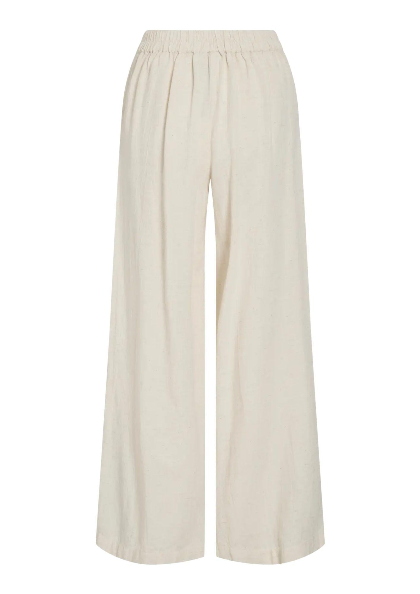 Vila Pantalone Donna Polli Bianco 14113255 Super Light Natural VILA 