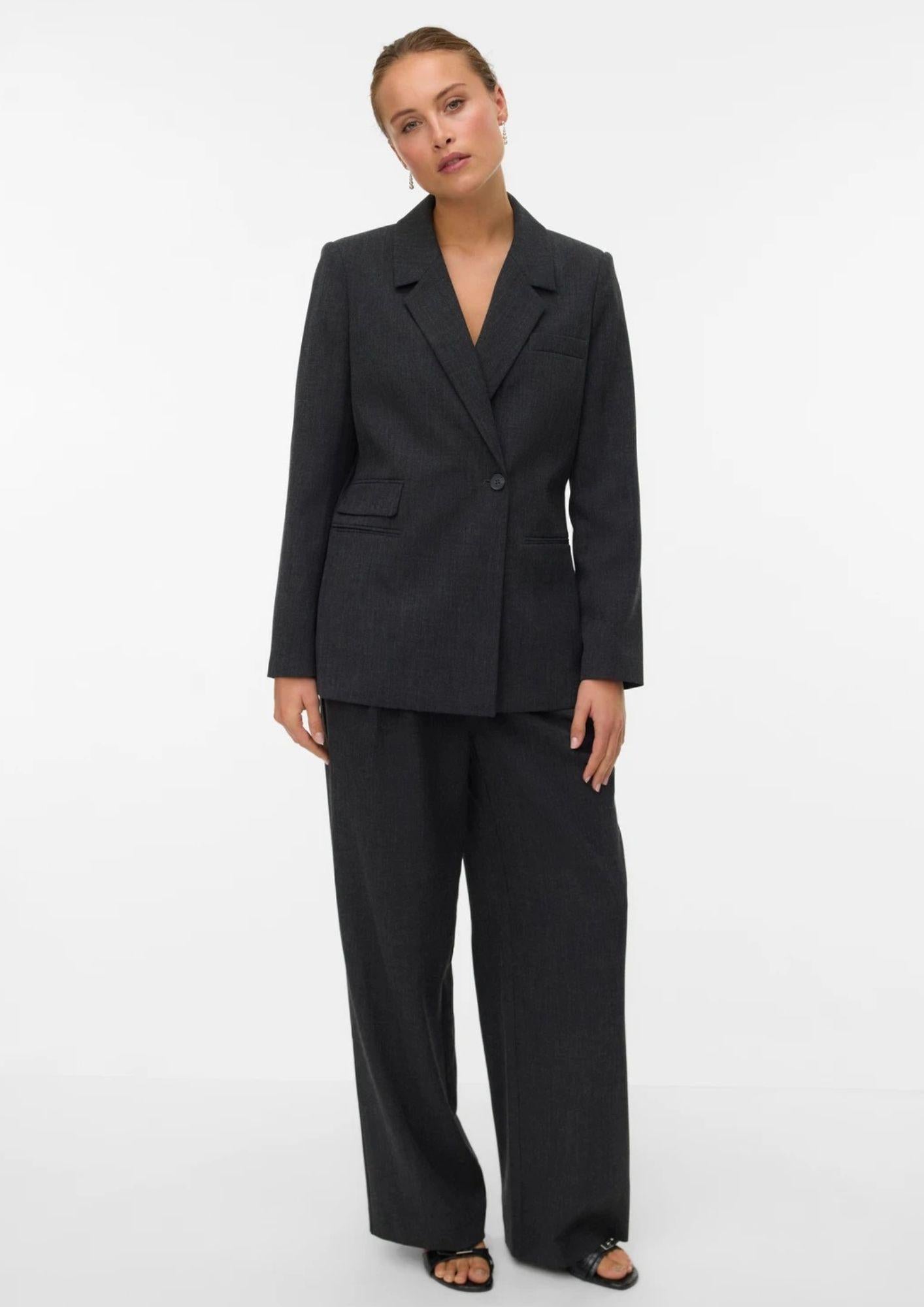 Vero Moda Giacca Donna Bestie Grigio Scuro 10331959 Dark Grey Melange VERO MODA 