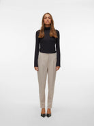 Vero Moda VMLINA Vita alta Pantaloni Donna Silver Cloud 10309140 Silver Cloud VERO MODA 