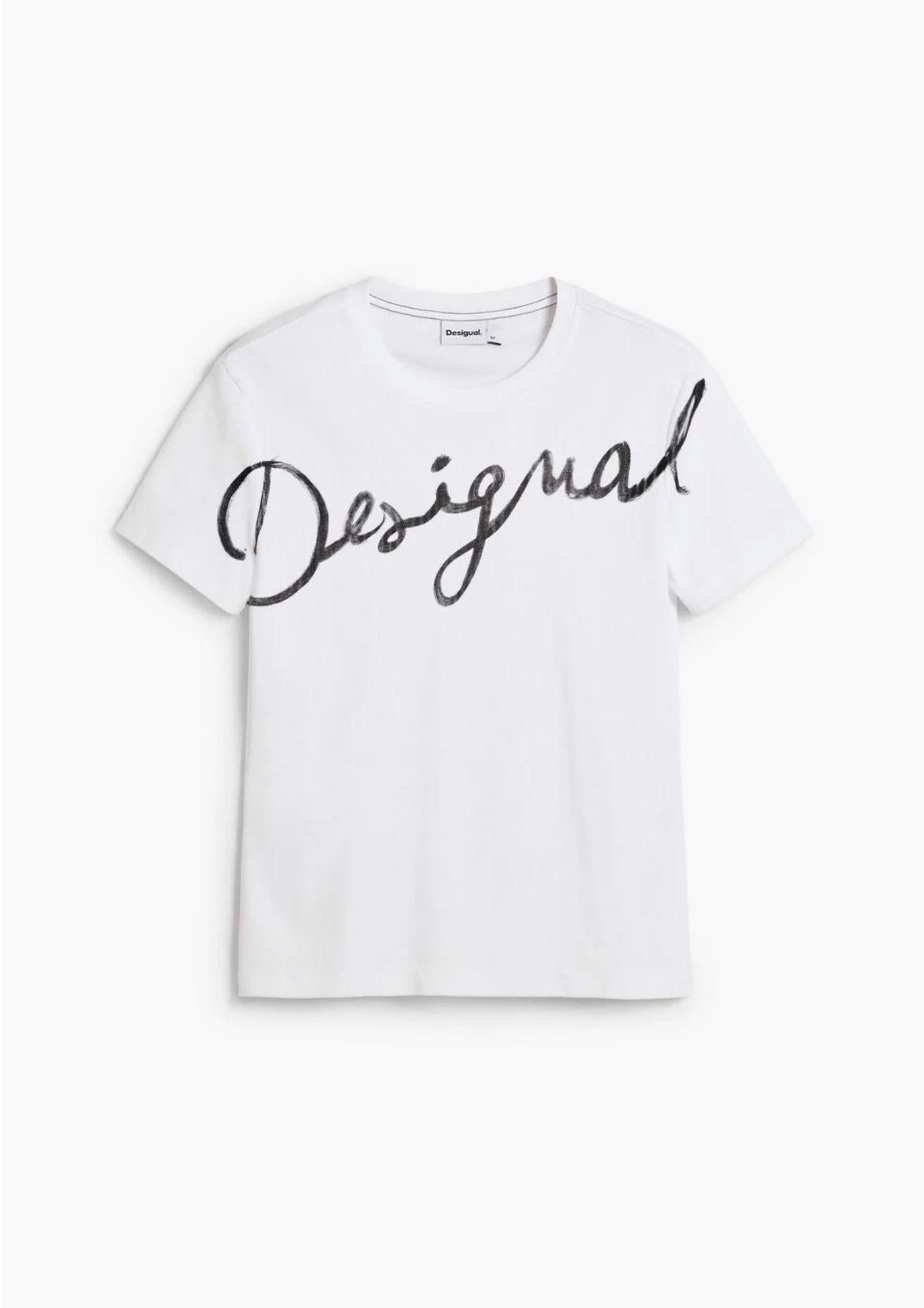 Desigual T-Shirt Donna Florencia Bianca 26SWTK07 1000 DESIGUAL 