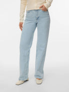 Vero Moda Jeans Donna Wide Fit Light Blue VMSilje 10345321 Light Blue Denim VERO MODA 