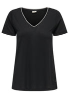 Jacqueline De Yong Top Donna Dalila Nera e Argento 15317565 Black SILVER JACQUELINE DE YONG 
