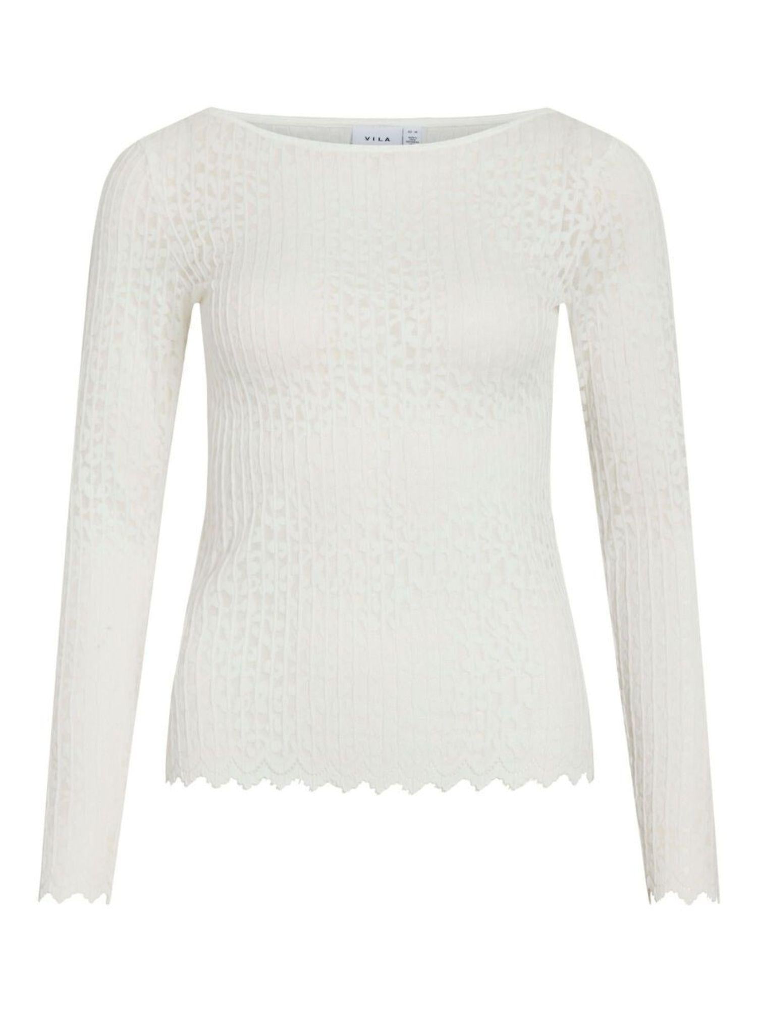 Vila Top Donna Obera Bianco 14108569 White VILA 