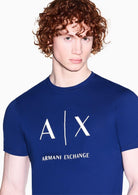 Armani Exchange T-Shirt Uomo Blu XM002683 AF10356 UB131 ARMANI EXCHANGE 