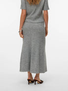 Vero Moda VMSALLY Gonna midi Donna Light Grey Melange 10334898 Light Grey Melange VERO MODA 