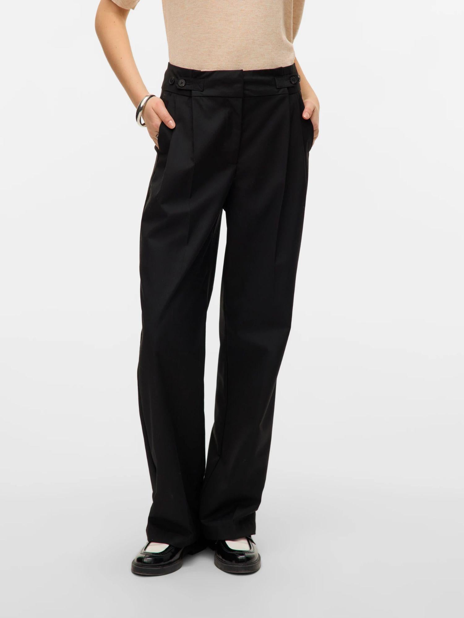 Vero Moda Pantaloni Formali Donna Nikki Nero 10332058 Black VERO MODA 