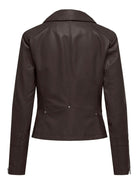 Only Giacca in Finta Pelle Donna Gemma Chocolate Torte 15153079 Chocolate Torte ONLY 