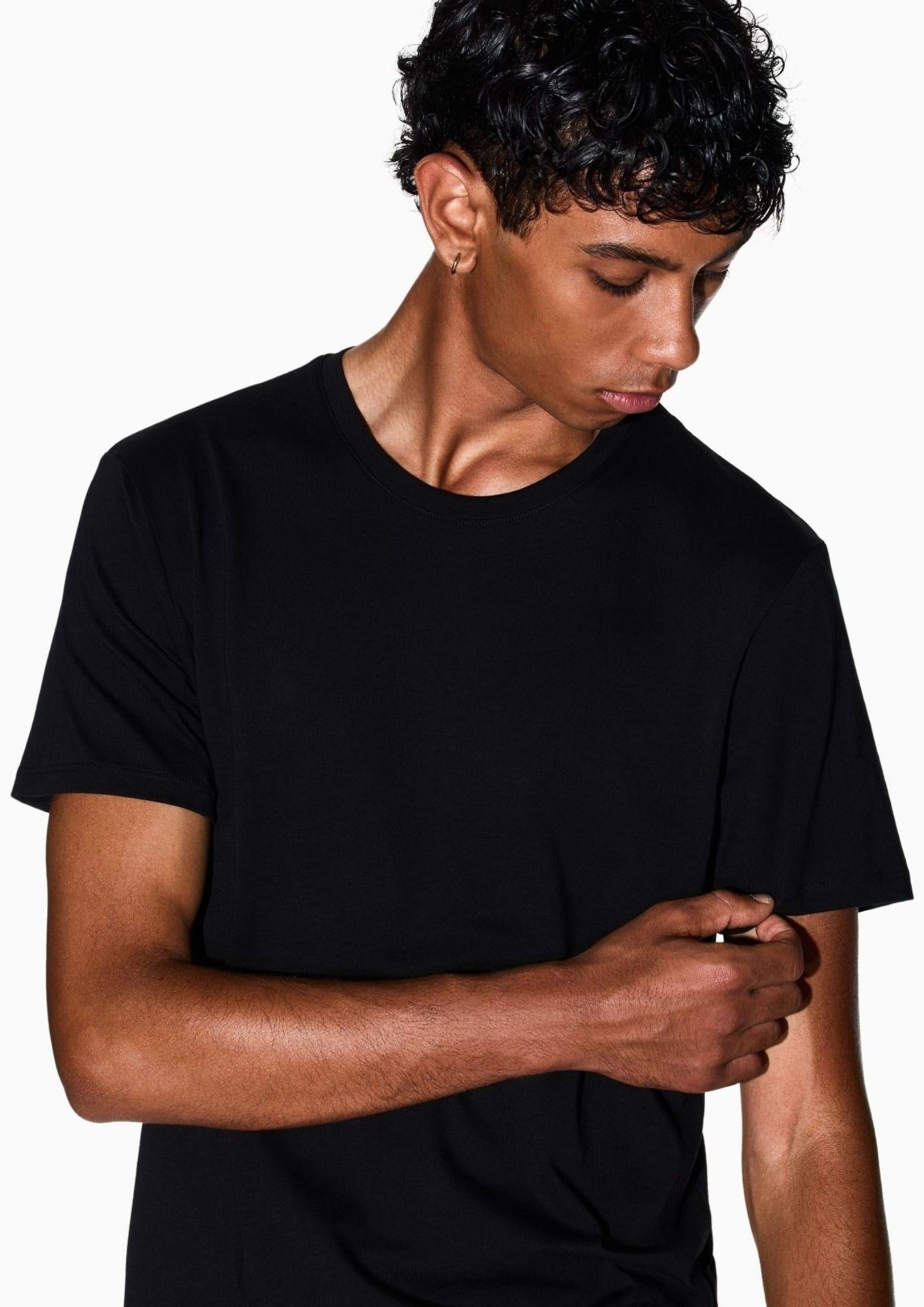 Armani Exchange T-Shirt Uomo Nera 8NZT74 ZJA5Z 1200 ARMANI EXCHANGE 