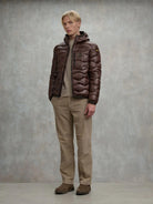 Blauer Piumino ad onde Wave Uomo Castagna BLUC03074 6355 365 BLAUER 