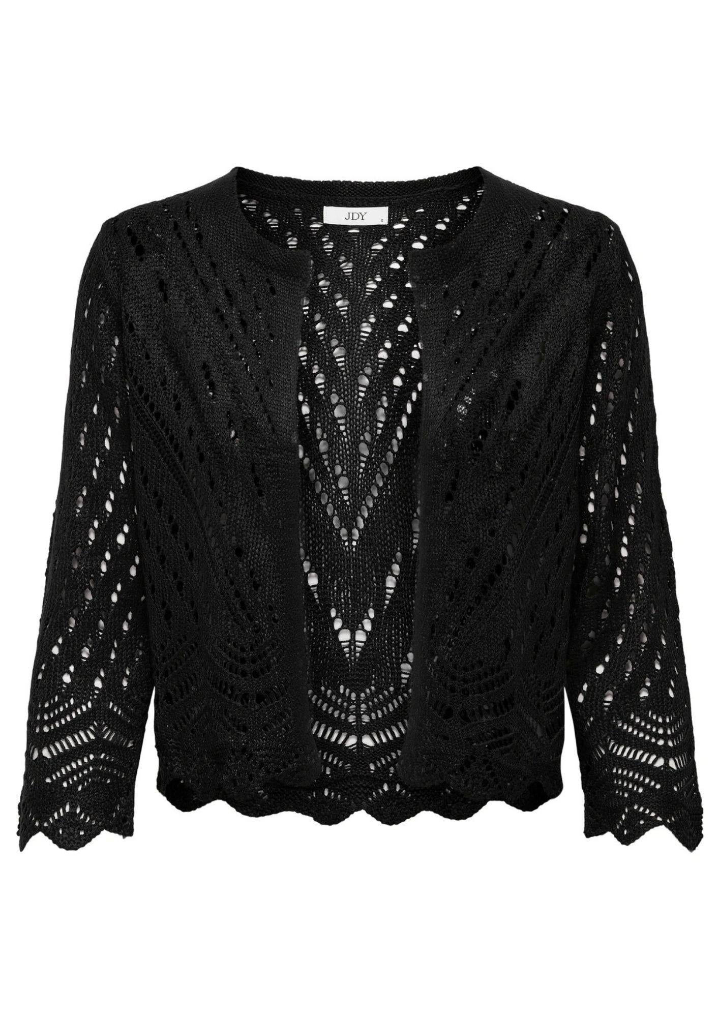 Jacqueline De Yong Cardigan Donna Sun Nero 15184486 Black JACQUELINE DE YONG 