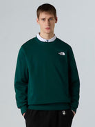 The North Face Felpa Simple Dome Uomo Hunter Green NF0A89FB 1KI THE NORTH FACE 