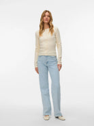 Vero Moda Jeans Donna Wide Fit Light Blue VMSilje 10345321 Light Blue Denim VERO MODA 