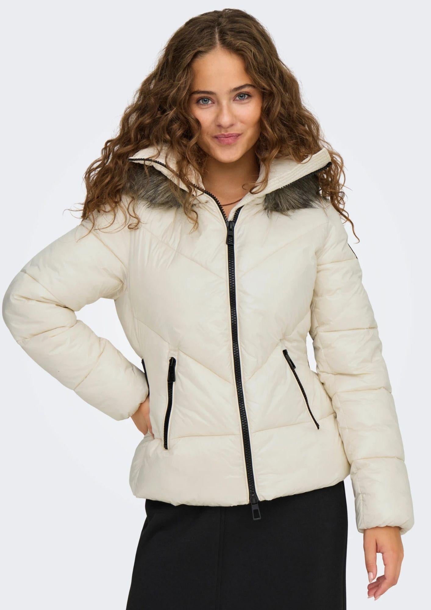 Giubbino Donna Only Onlfever Bianco 15322003 Birch ONLY 