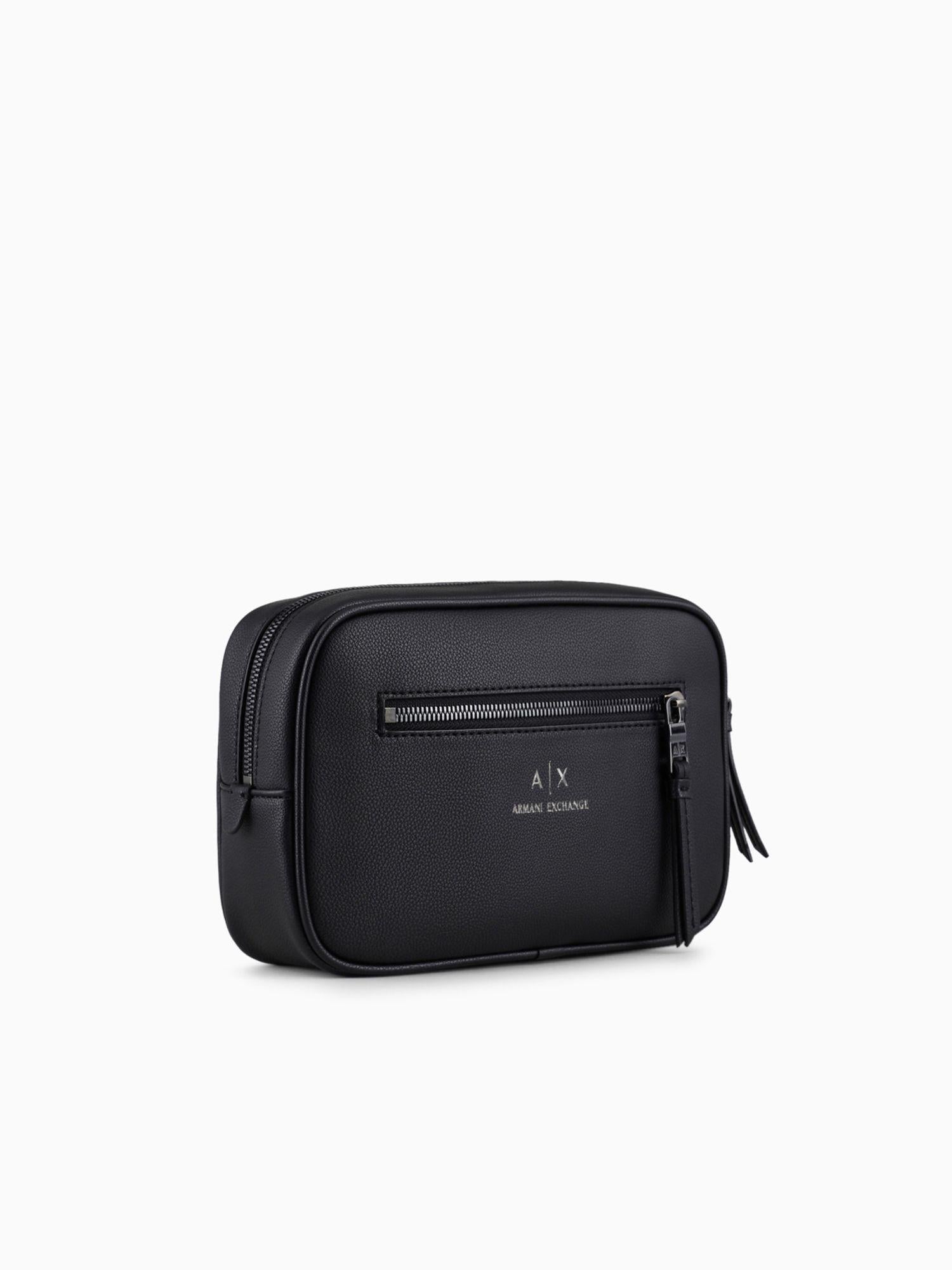 Armani Exchange Beauty case con laccio esterno Uomo Nero 958446 CC830 00020 ARMANI EXCHANGE 