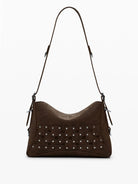 Desigual Borsa a mano media con patch e borchie Donna Marrone 25WAXPBP 6009 DESIGUAL 