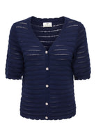 Jacqueline De Yong Cardigan Donna Tanja Blu 15366211 Black Iris JACQUELINE DE YONG 