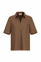 Emme Marella Blusa Donna Emmsante Cammello 2615111202200 002 EMME MARELLA 