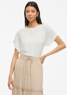 Vila T-Shirt Donna Biaca 14101663 Snow White VILA 