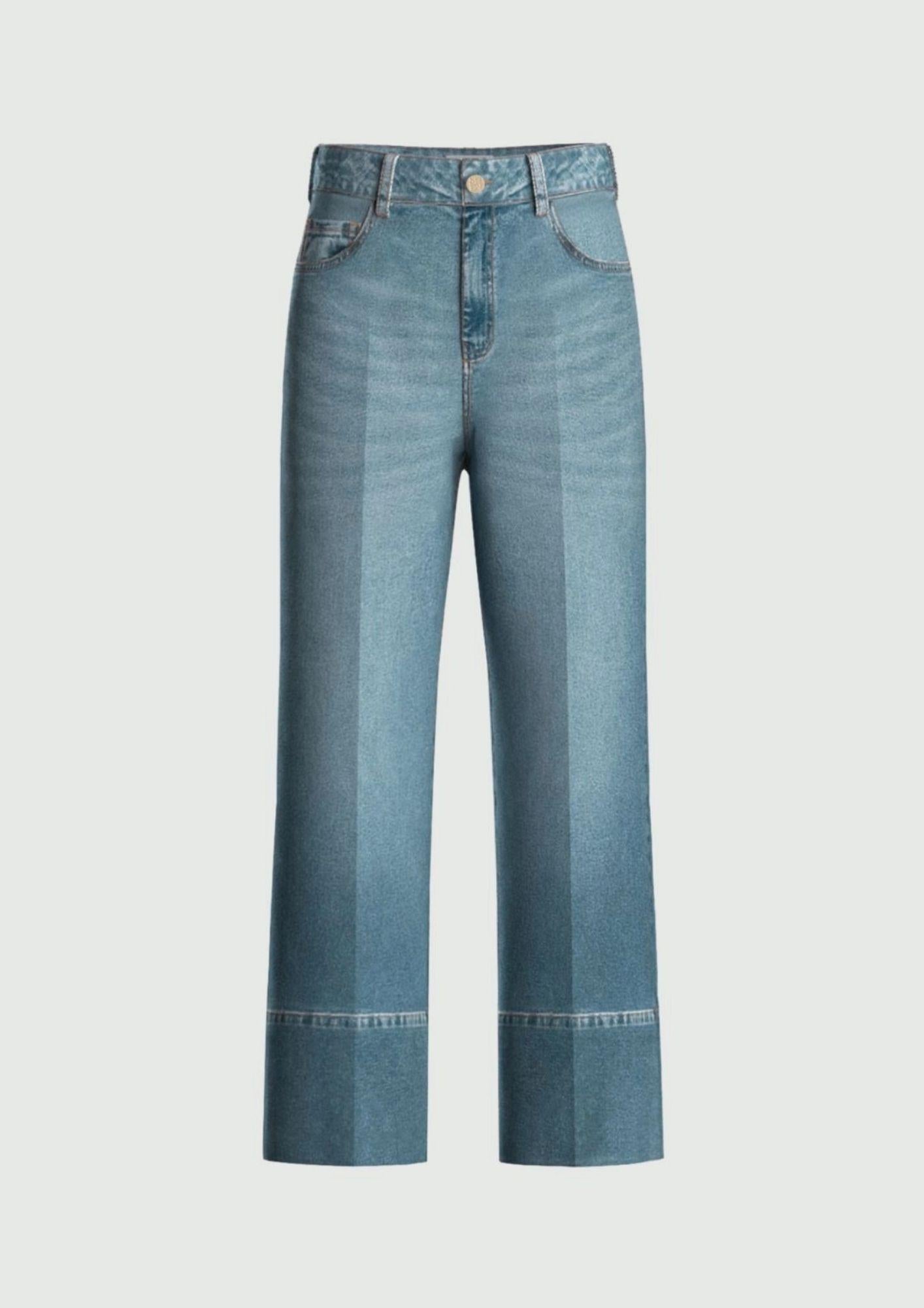 Emme Marella Jeans Donna Emmcropped Blu Chiaro 2615181011200 003 EMME MARELLA 