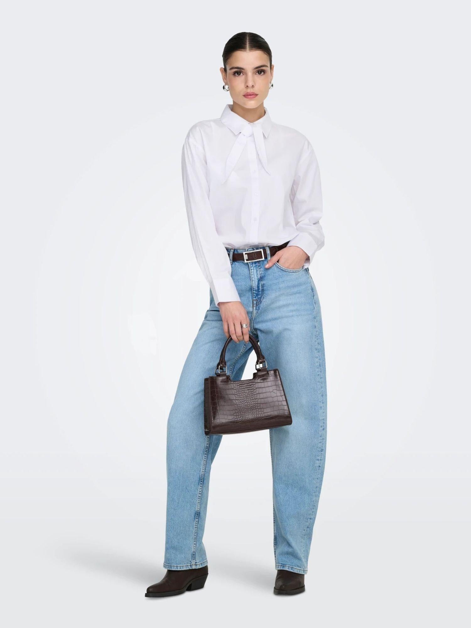 Jacqueline De Yong Camicia Donna Bianco Jdywillow 15363065 Bright White JACQUELINE DE YONG 