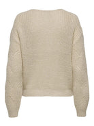 Jacqueline De Yong JDYBADUT Pullover Donna Frosted Almond - Santangelo