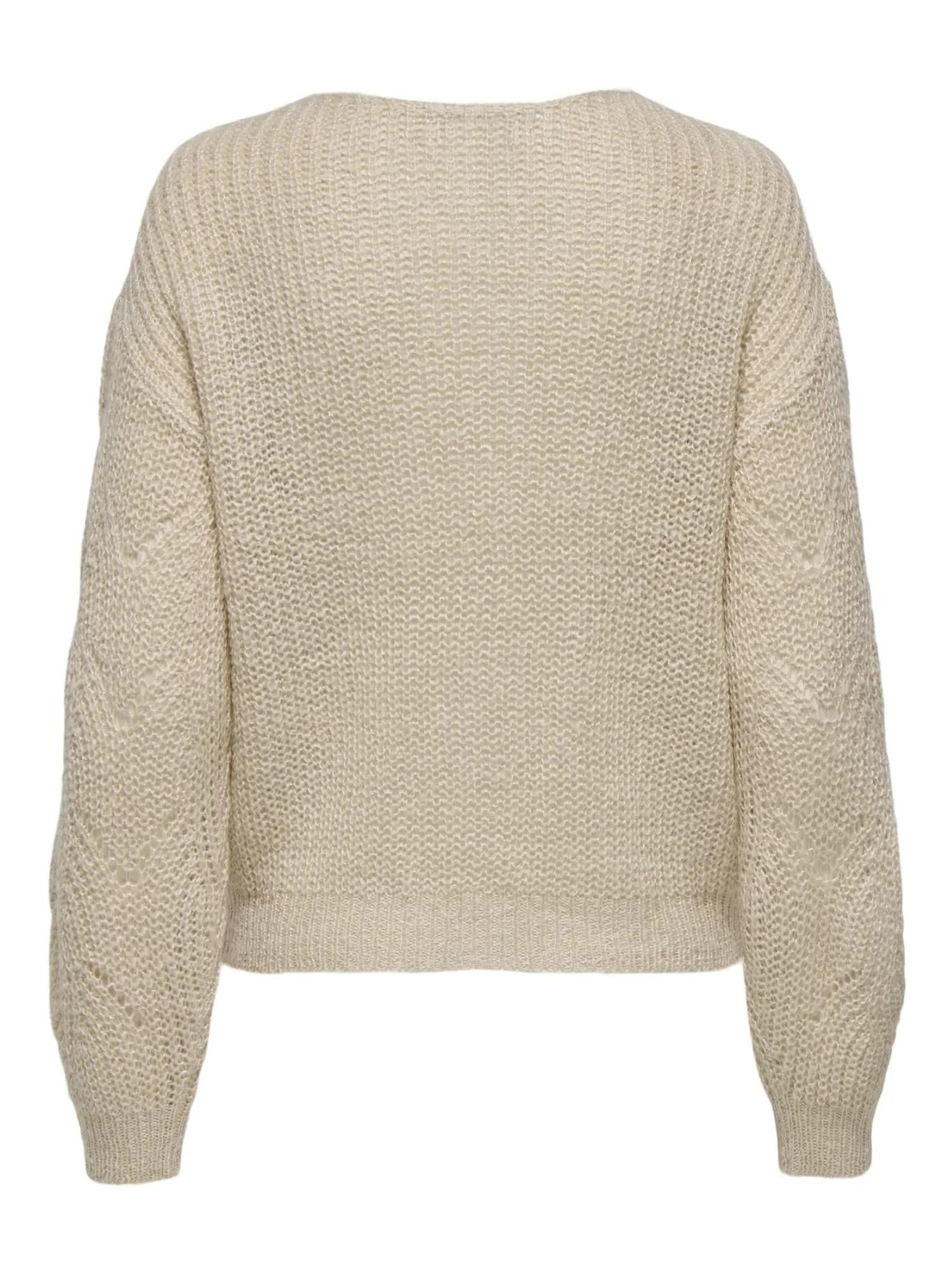 Jacqueline De Yong JDYBADUT Pullover Donna Frosted Almond - Santangelo