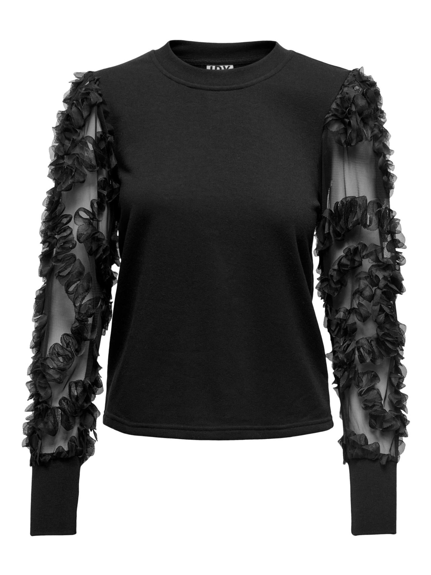 Jacqueline De Yong JDYFAIRVIEW Felpa Donna Nero - Santangelo