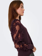 Jacqueline De Yong JDYFAIRVIEW Felpa Donna Winetasting - Santangelo