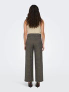 Jacqueline De Yong JDYGEGGO Wide Leg Fit Pantaloni Donna Cobblestone - Santangelo