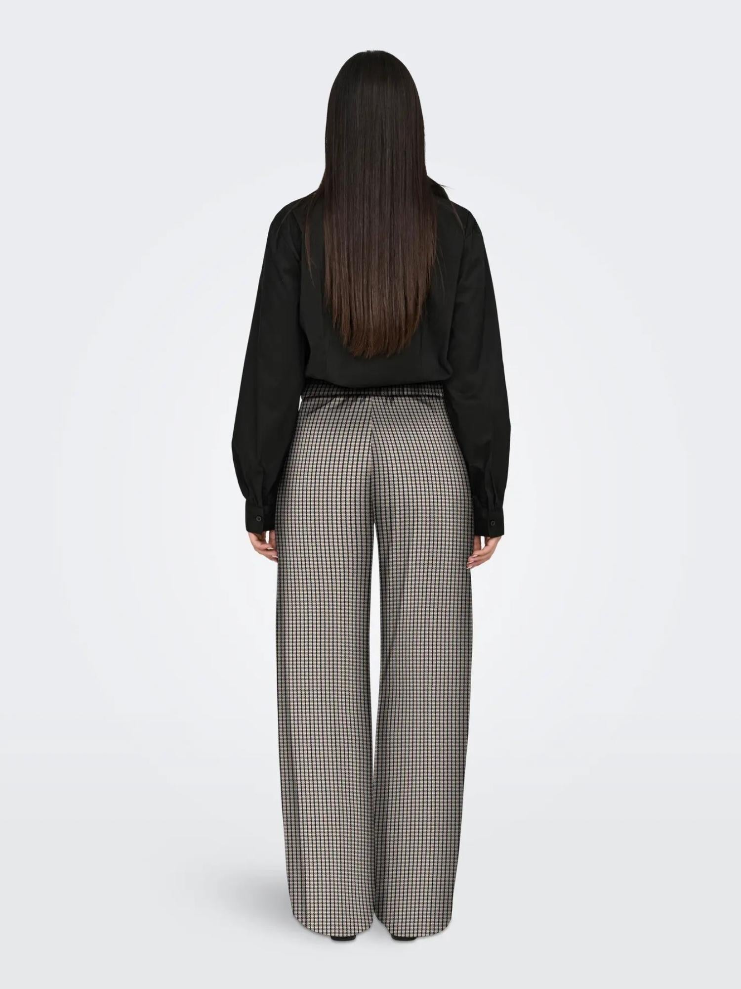 Jacqueline De Yong JDYGEGGO Wide Leg Fit Pantaloni Donna Tapioca - Santangelo