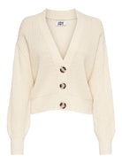 Jacqueline De Yong JDYJUSTY Cardigan Donna Bianco Eggnog - Santangelo