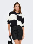 Jacqueline De Yong JDYJUSTY Pullover Donna Nero - Santangelo