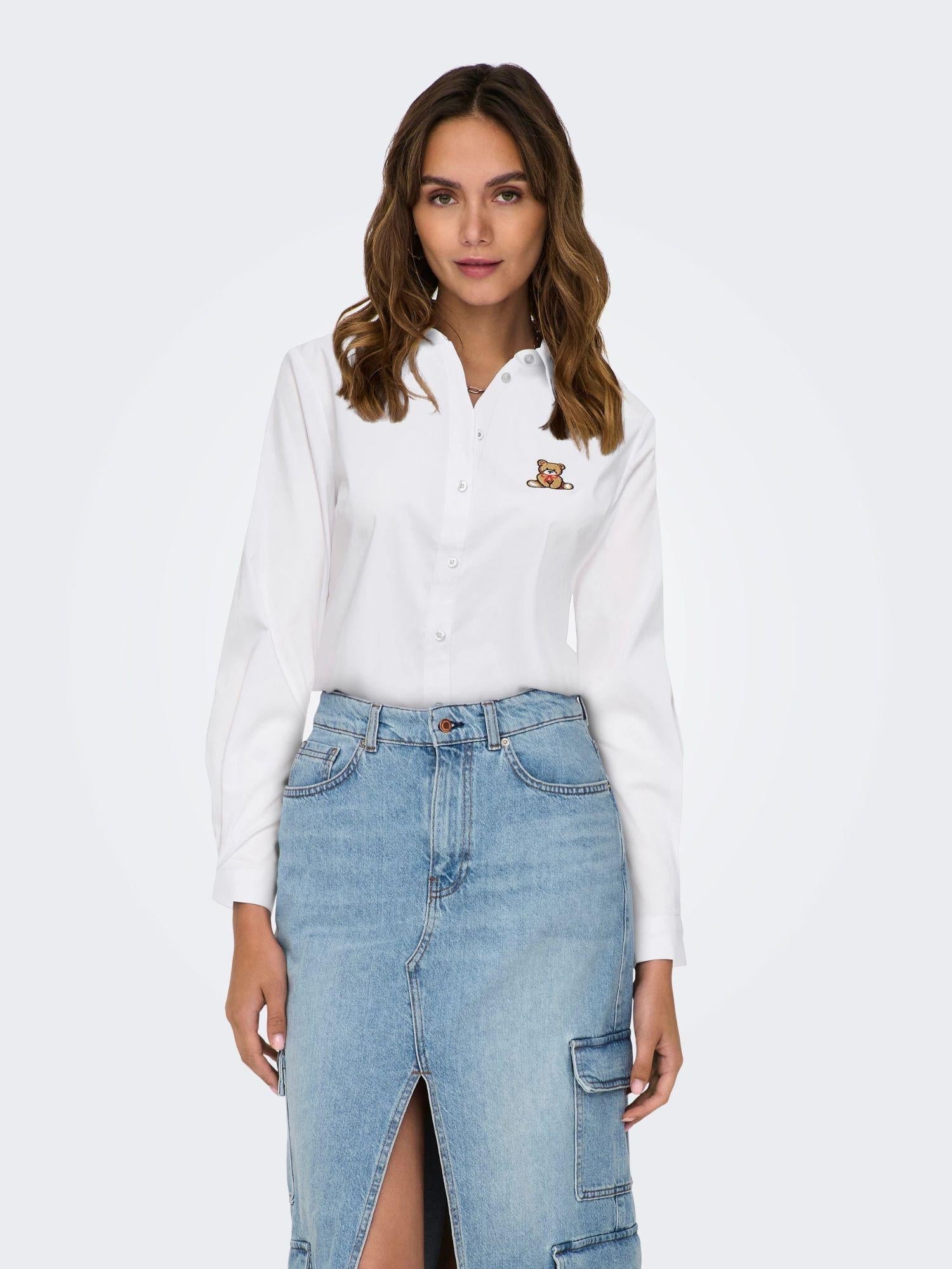 JACQUELINE DE YONG Jacqueline De Yong JDYMIO Camicia Donna Bianco Camicia