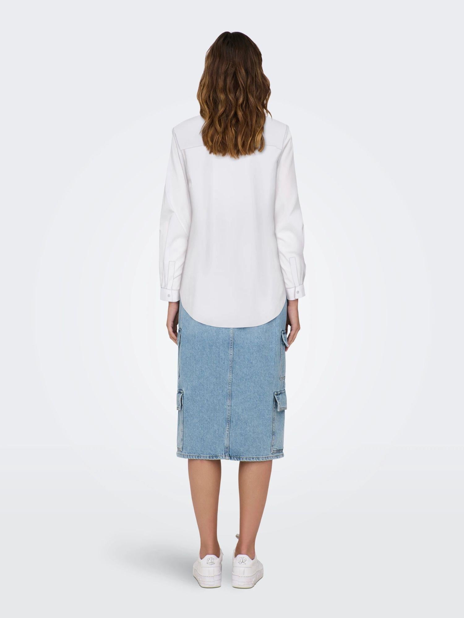 JACQUELINE DE YONG Jacqueline De Yong JDYMIO Camicia Donna Bianco Camicia