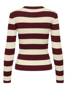 JACQUELINE DE YONG Jacqueline De Yong JDYPLUM Pullover Donna Cabernet Eggnog Stripes Pullover
