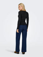 Jacqueline De Yong JDYPLUM Pullover Donna Nero - Santangelo
