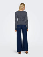 Jacqueline De Yong JDYPLUM Pullover Donna Total Eclipse - Santangelo