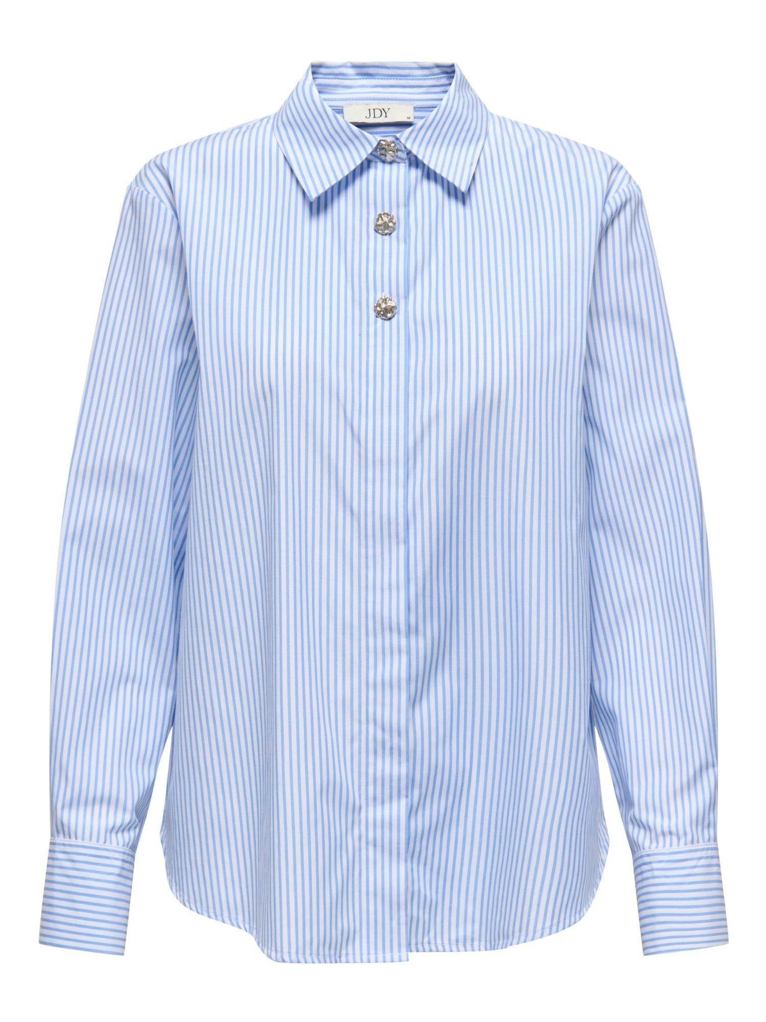JACQUELINE DE YONG Jacqueline De Yong JDYSOHO Camicia Donna White CASHMERE BLUE Camicia