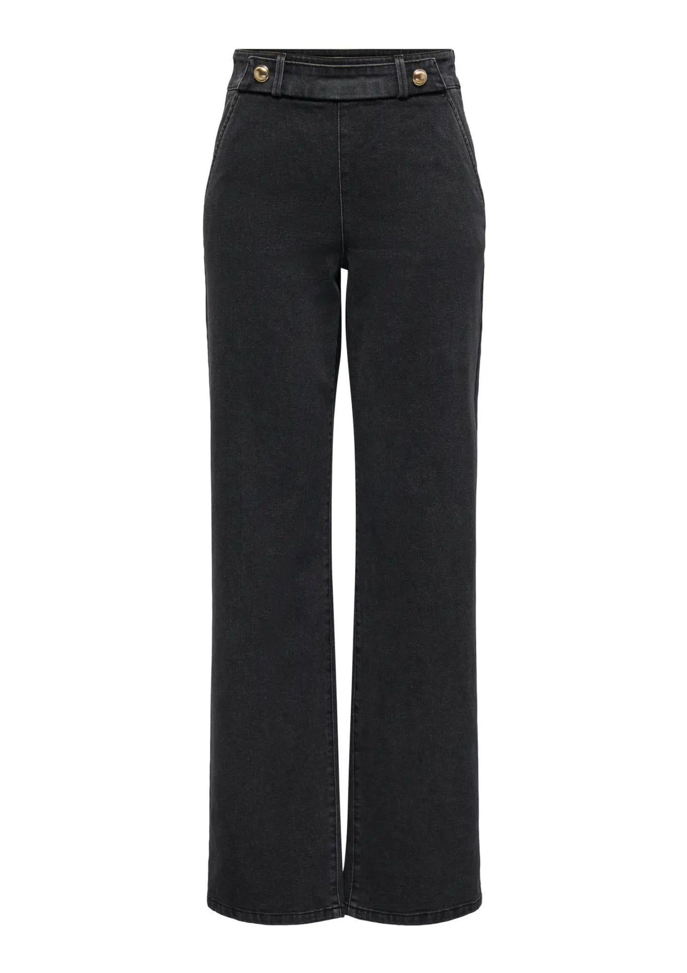 JACQUELINE DE YONG Jacqueline De Yong Jeans Donna Geggo Grigio Scuro Denim Jeans