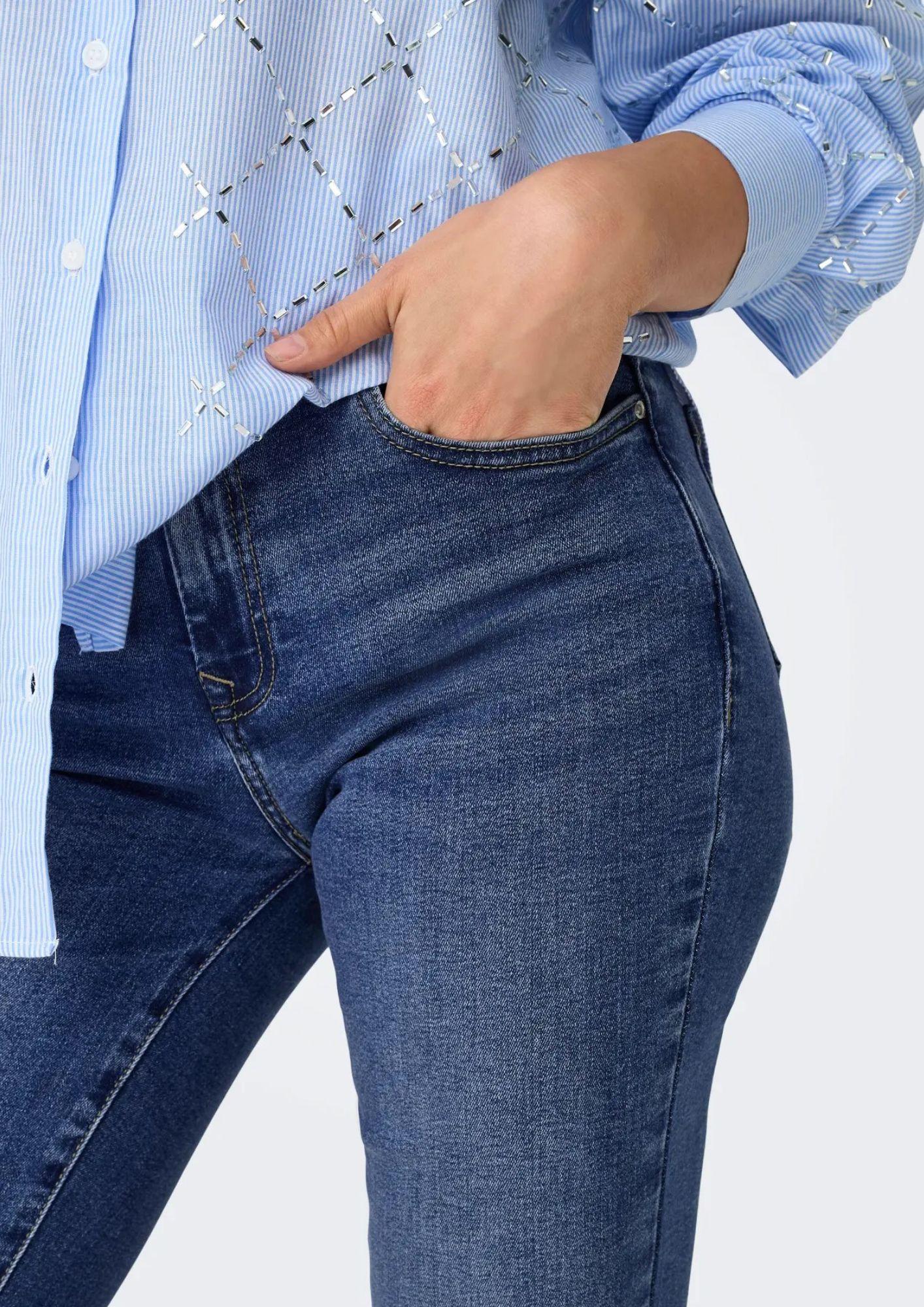 ONLY Jeans Donna Only Onlsui Blu Denim Medio Jeans