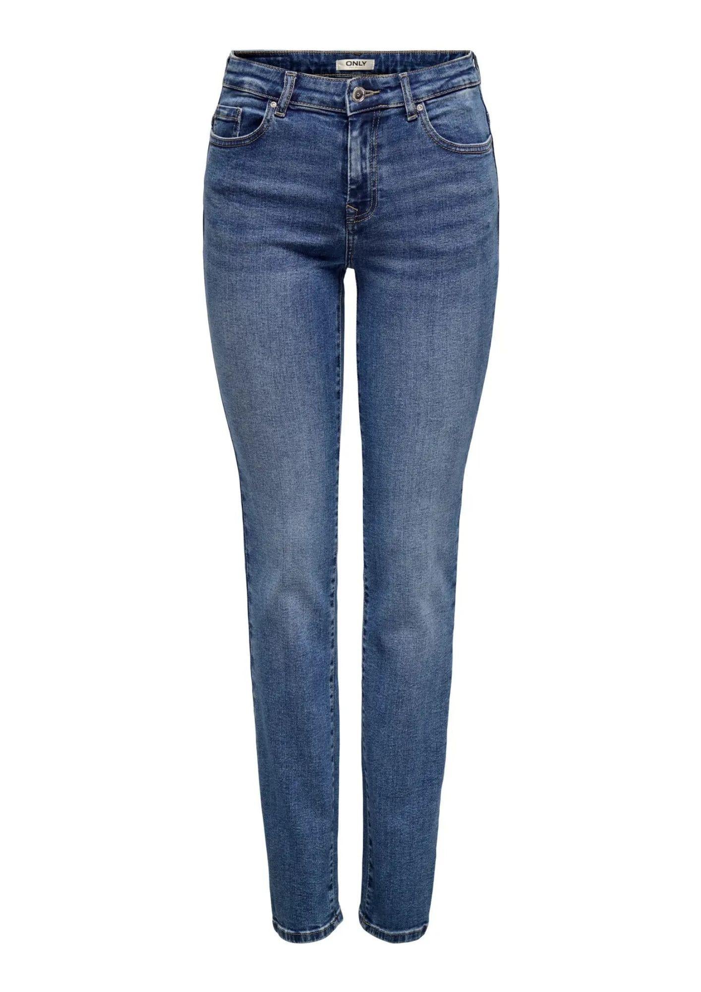 ONLY Jeans Donna Only Onlsui Blu Denim Medio Jeans