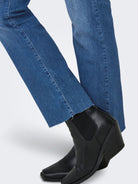 Jeans Flared fit Donna Blu Medio - Santangelo